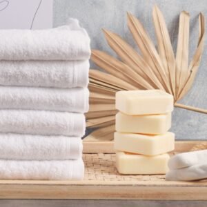 Bath Towel White Color Flat 100%cot 450gsm