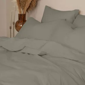 Cotton Feelings 122 Paloma Grey Double Duvet Cover (200x250)