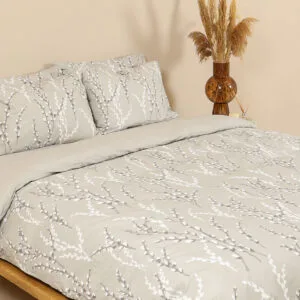 Cotton Feelings 2054 Grey King-Size Duvet Cover (230×250)