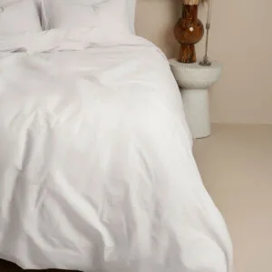 Cotton Feelings 100 White Single Duvet Cover (170x250)