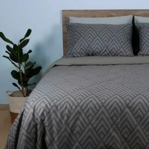 Cotton Feelings 2036 Grey Single Duvet Cover (170x250)