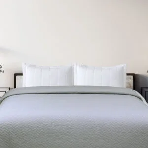 Voielo Dark Grey Single Duvet Cover (160x220)