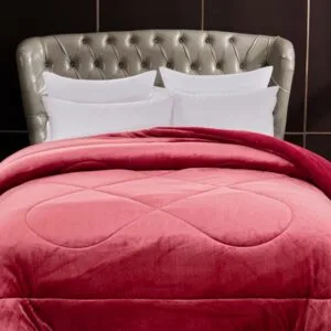 Coral Rose King-Size Duvet Cover (220x240)