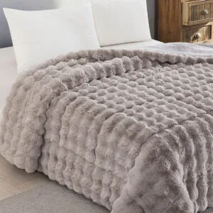 Rabbit Light Gray King Size Duvet Cover (240x250)