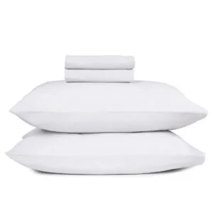Cotton Feelings 100 White Pillowcases, 50x70