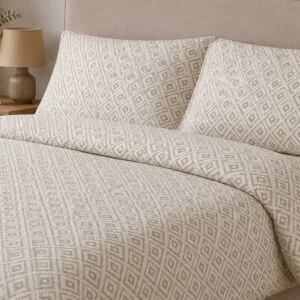 Menta Embrimé 640 Beige Pillowcase, 50x70