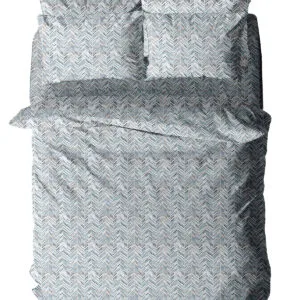 Menta Embrimé 460 Blue Pillowcase, 50x70