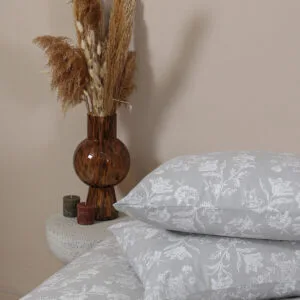 Menta Embrimé 340 Grey Pillowcases, 50x70