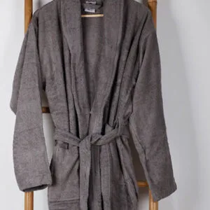 Sato Grey Bathrobe, Large