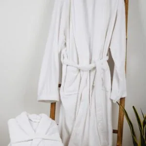 Penny Collar Bathrobe, Medium