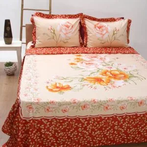 Satin Embroidered Duvet 70043 King Size (220x240)
