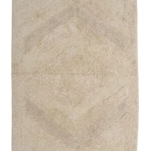 Beige Cotton Doormat, 50x80