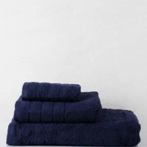 Dory 27 Navy Hair Towel Set of 3