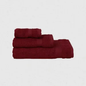 Ameli Burdeaux Towel Set, Bath Set (30x50, 50x100, 80x150)