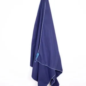 Sea View Navy Beach Towel 50x85