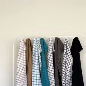 Checkered Glass Towel Set, 41x66