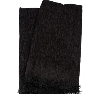 Black Chenille Single-Seater Recliner