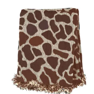 Cow Brick Single-Seater Chenille Zipper