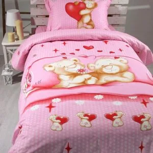 Cotton/Satin Single Sheet Set 57 Single (180x260)
