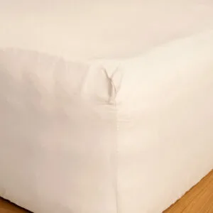 Cotton Feelings Bottom Sheet with Elastic, 108 Ecru, Twin Extra (120x200+30)