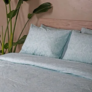Cotton Feelings 2040 Aqua Single-Size Fitted Sheet Set (105x205+30)