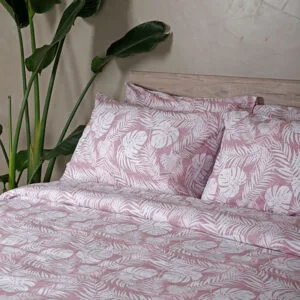 Cotton Feelings 2038 Pink Single-Size Fitted Sheet Set (105x205+30)
