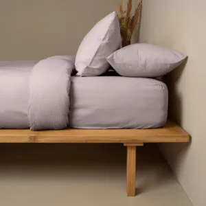 Cotton Feelings 107 Dark Gray Single-Size Fitted Sheet Set (105x205+30)