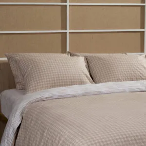 Cotton Feelings 2064 Beige Single-Size Fitted Sheet Set (105x205+30)