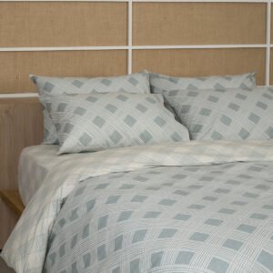 Cotton Feelings 2072 Aqua Single-Size Fitted Sheet Set (105x205+30)