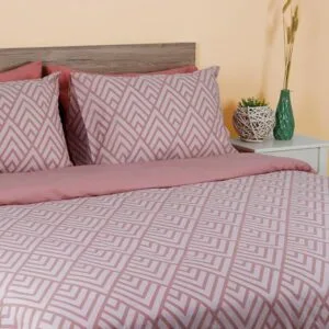 Cotton Feelings 2036 Pink Single-Size Fitted Sheet Set (105x205+30)