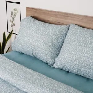 Cotton Feelings 920 Aqua Single-Size Fitted Sheet Set (105x205+30)