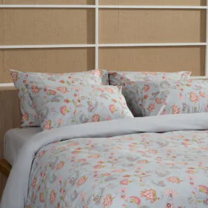 Cotton Feelings 2068 Grey Double Sheet Set with Elastic (150x205+30)