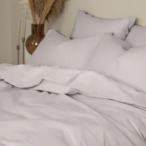 Cotton Feelings 106 Light Gray Double Sheet Set (200x270)
