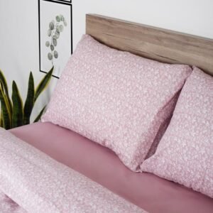 Cotton Feelings 920 Pink Double-Size Fitted Sheet Set (150x205+30)