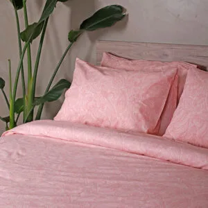 Cotton Feelings 2040 Pink Double-Size Fitted Sheet Set (150x205+30)