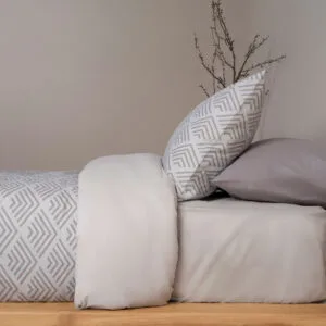 Cotton Feelings 2048 Grey King-Size Sheet Set with Elastic (170x205+30)