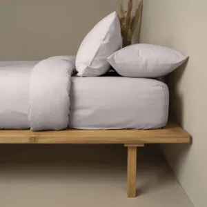 Cotton Feelings 106 Light Grey King-Size Sheet Set with Elastic (170x205+30)