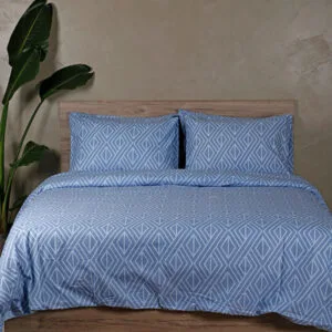 Cotton Feelings 2042 Blue King Size (260x270) Sheet Set