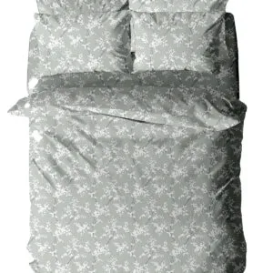 Menta Printed Sheet Set 480 Grey Single (160x260)