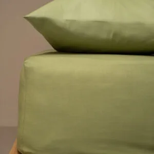 Menta Bedding Set with Elastic Band, 11 Olive, Semi-Double (120x200+25)