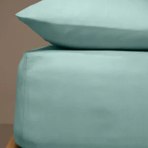 Menta Bedding Set with Elastic Band, 27 Aqua, Semi-Double (120x200+25)