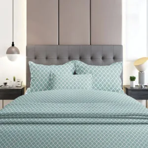 Flannel 530 Aqua King-Size Sheet Set (230×260)