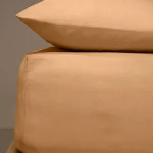 Menta Bedding Set with Elastic Band, 5 Brown, Double (160x200+40)