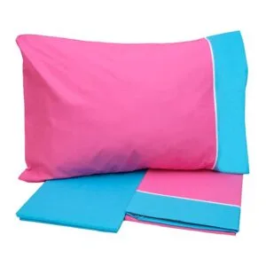 Cotton Feelings Printed Sheet Set 2215 Fuchsia Single (160x260)