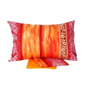Cotton Feelings Printed Sheet Set 4136 Orange Single (160x260)