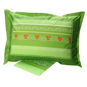 Cotton Feelings Printed Sheet Set 4674 Green Single (160x260)