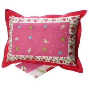 Cotton Feelings Printed Sheet Set 4675 Pink Single (160x260)