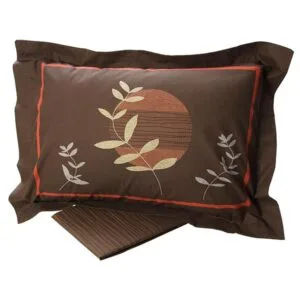 Cotton Feelings Printed Sheet Set 693 Brown Single (160x260)