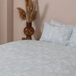 Menta Printed Sheet Set 340 Aqua Single (160x250)