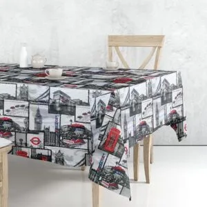 London Tablecloth 140x140